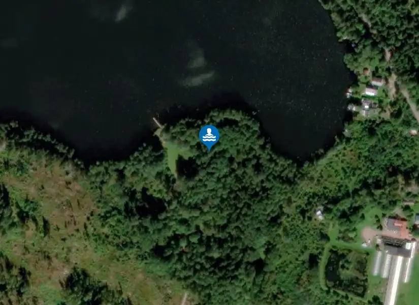 Strånnasjön från satellit