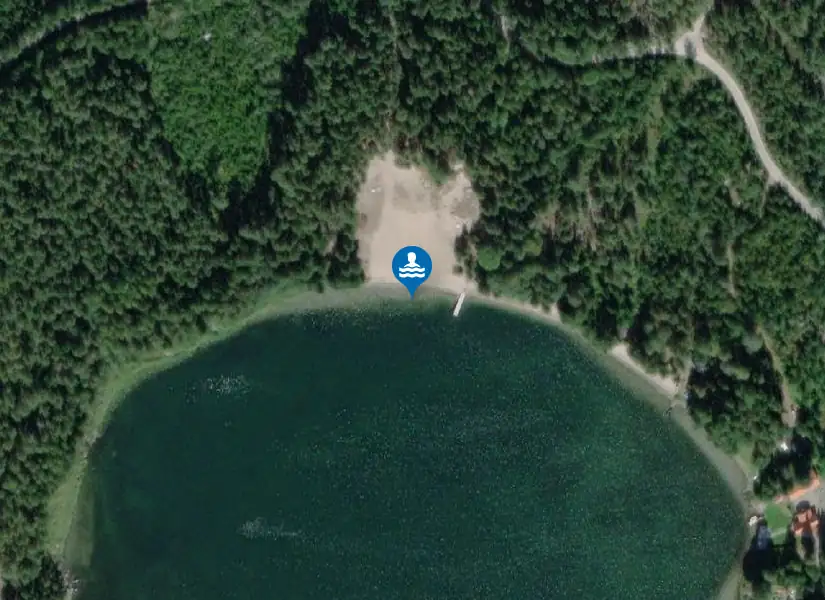 Stålnäs, Storsands havsbad från satellit