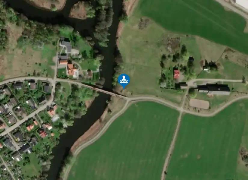 Stångån Jakobsdal från satellit