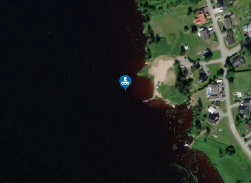 Svartbjörnsbyn från satellit