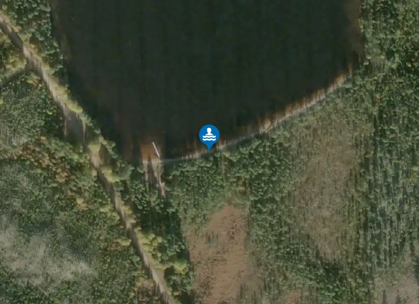 Sångsjön, Ytterhogdal från satellit