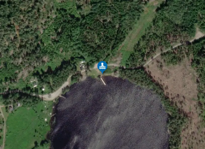 Borydsjön från satellit