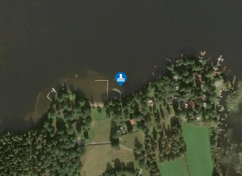 Sämsjön från satellit