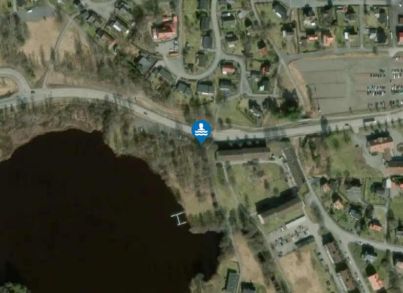 Södra Rokalven från satellit
