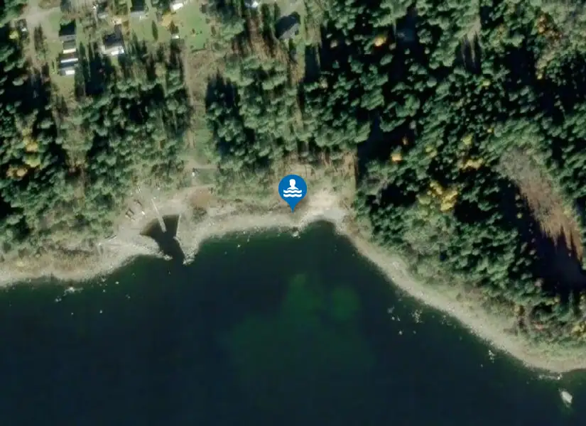 Södra Åstön från satellit