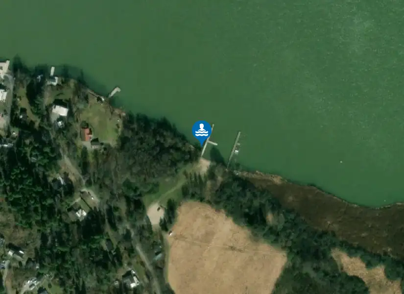 Sörfjärden, Häradsbadet från satellit