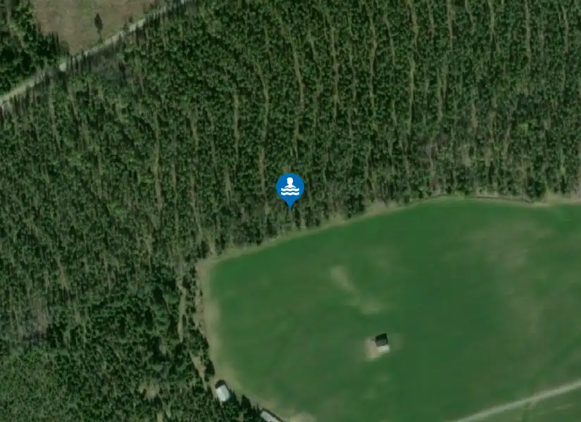 Sörvikenbadet, Brunflo från satellit