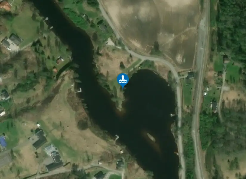 Bottenån, Norsviken från satellit