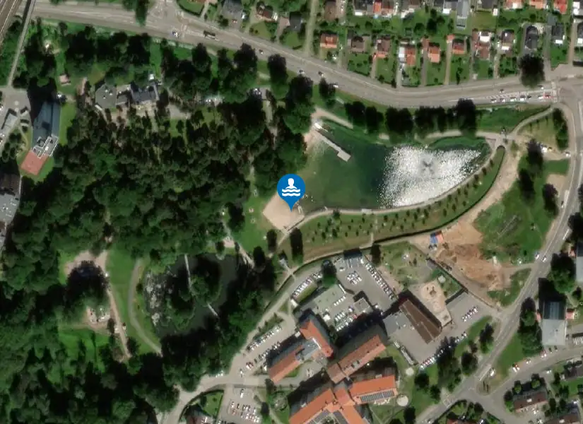 Boulognersjön från satellit