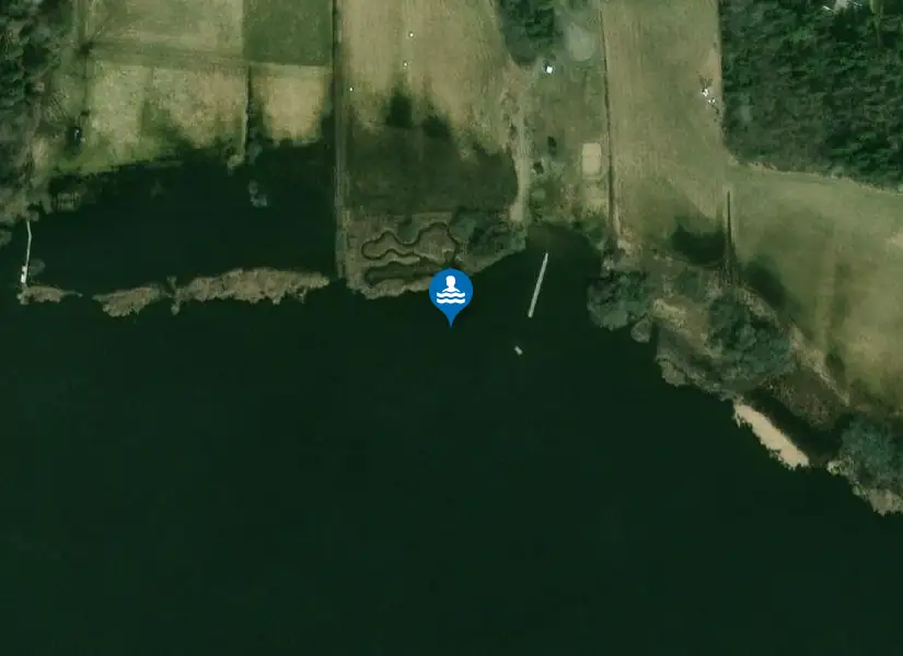 Testenbadet från satellit