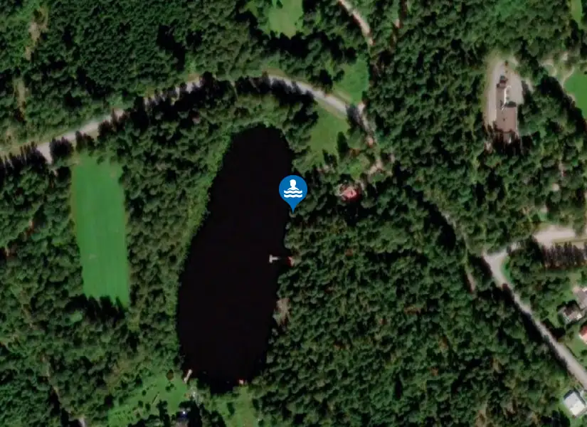 Trollsjön från satellit