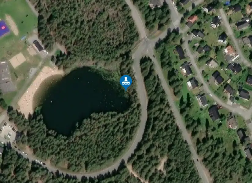Trolltjärn från satellit