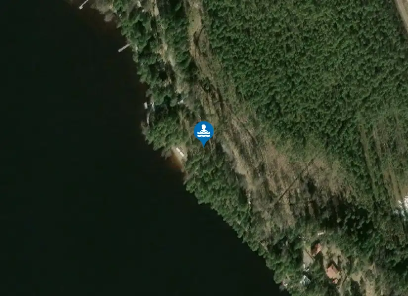 Brattheden, Ramnäs från satellit