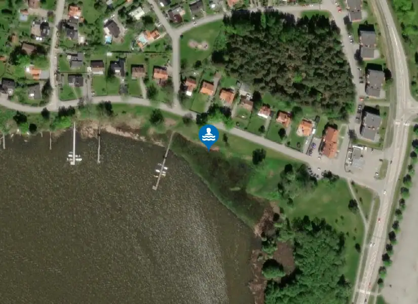 Abborrberget från satellit