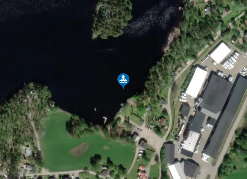 Tåsjön, Bergstena från satellit