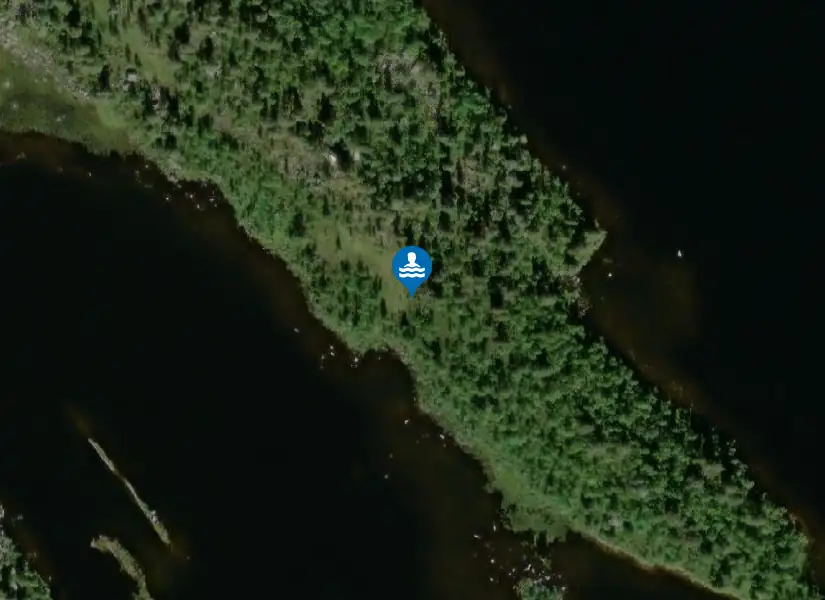Tändalssjön från satellit