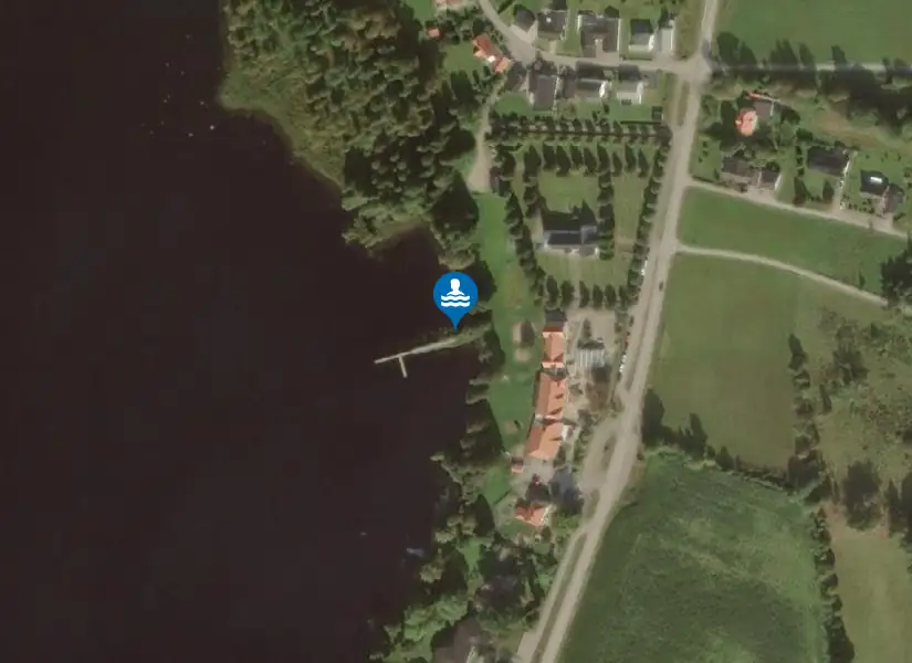 Tävelsåssjön från satellit