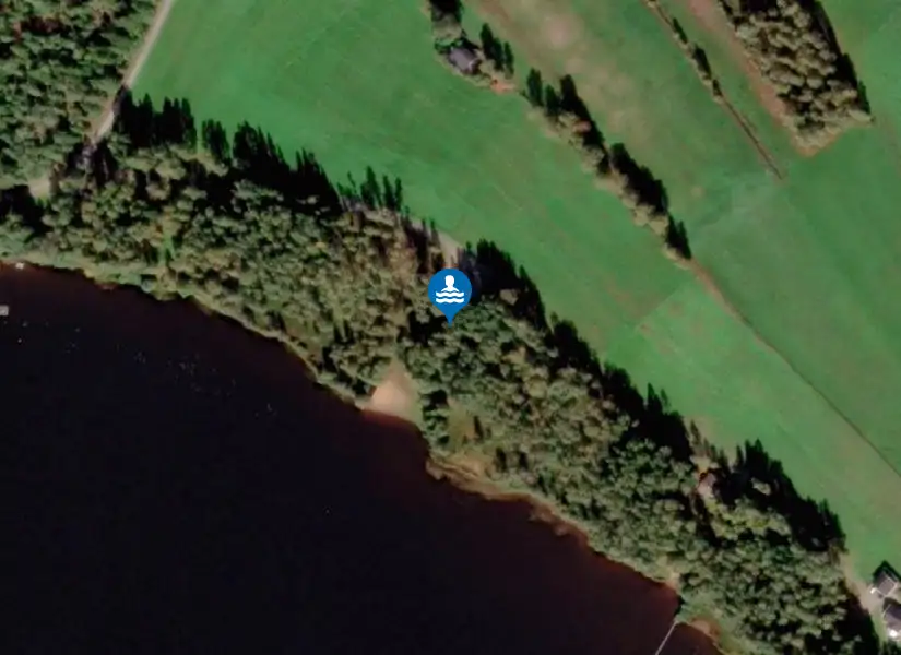 Töllsjön från satellit