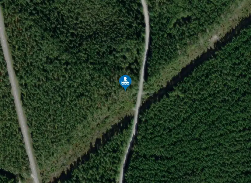 Ubbemålasjön, Loafallet från satellit