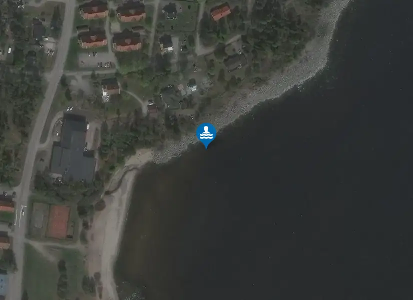 Bredsand Njurunda från satellit