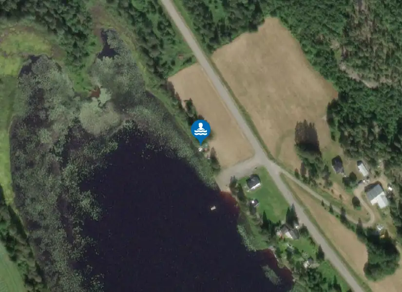 Ultervattenträsket från satellit