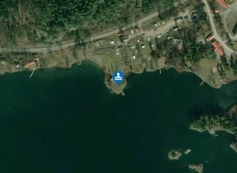 Bredviken från satellit