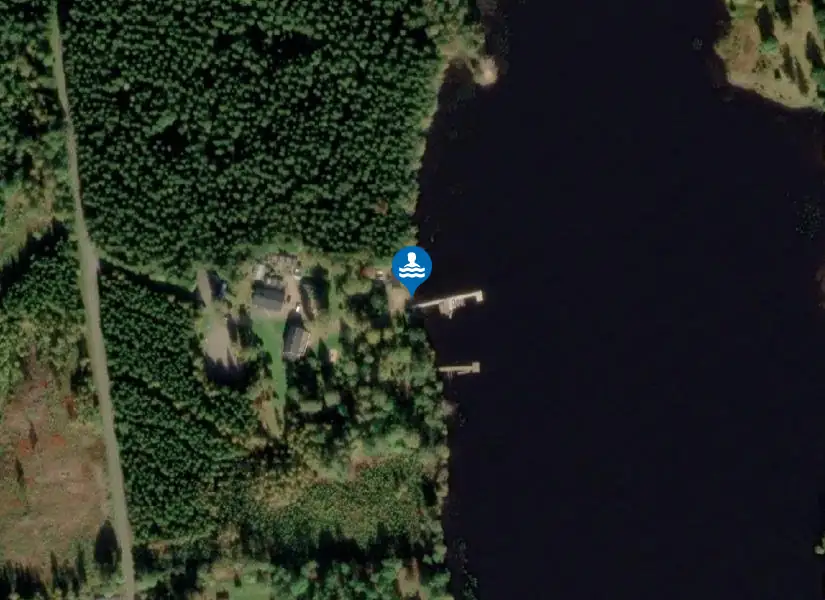 Brittebo lägergård från satellit