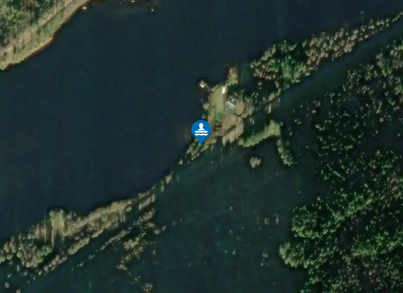 Verkogos från satellit