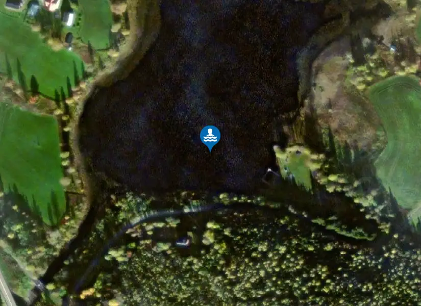 Brudsjön Indals-Liden från satellit