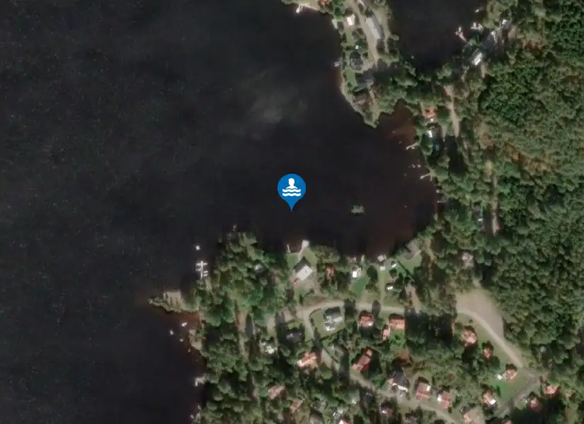 Virserumssjön, Kaffeberget från satellit