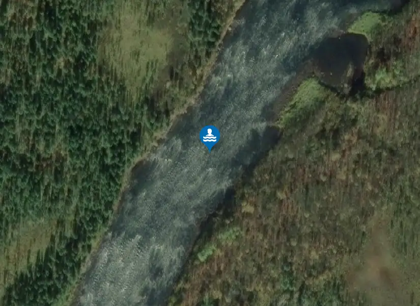 Vuontisjärvi, Karesuando från satellit