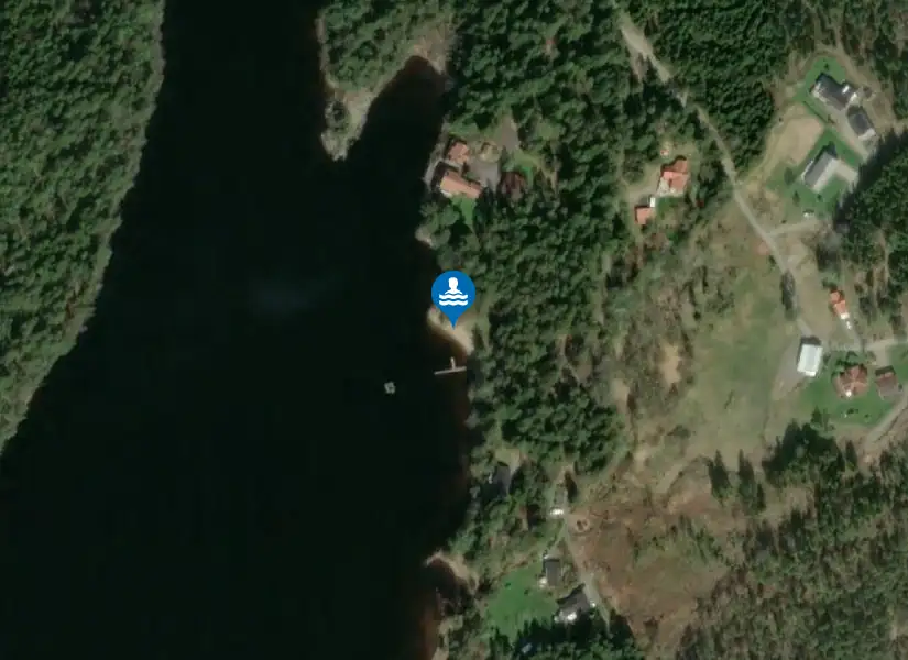 Vällsjön från satellit