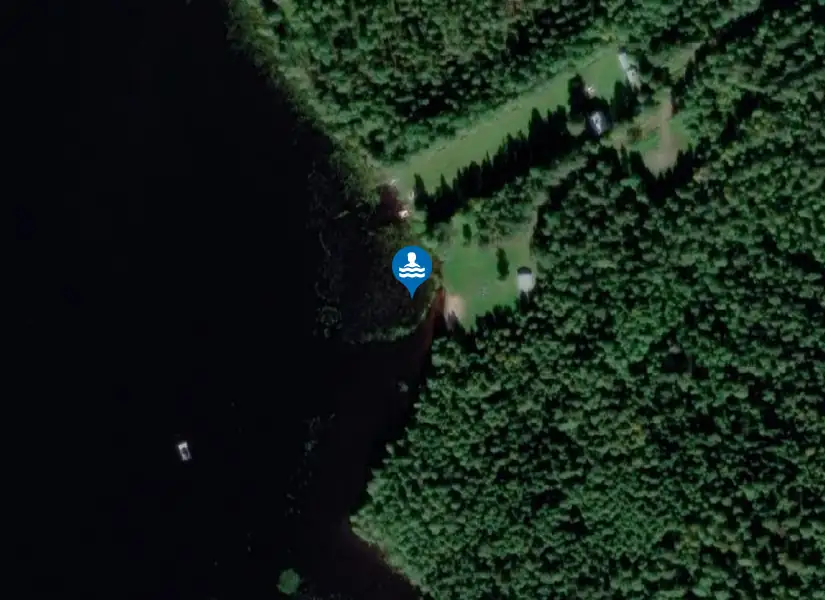Vändträsk från satellit