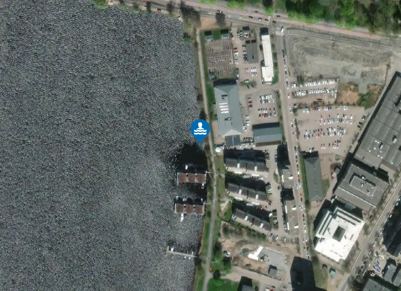 Vänern  Orrleken från satellit