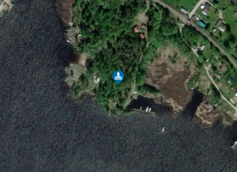 Vänern Kungsnäs från satellit