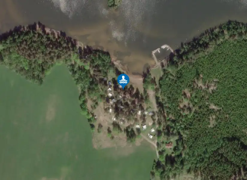 Vänern,  Årnäs Jutaviken från satellit