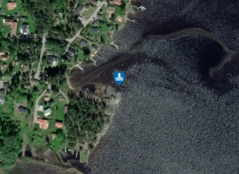 Vänern, Brännäs från satellit