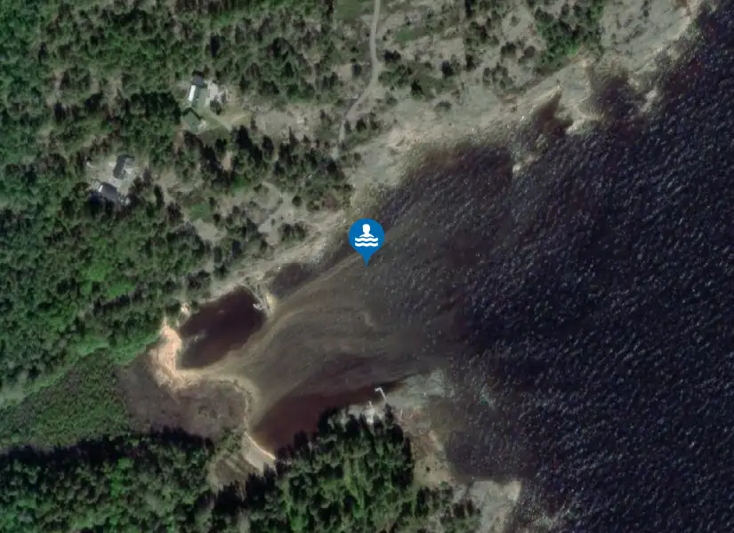 Vänern, Räggårdsviken från satellit