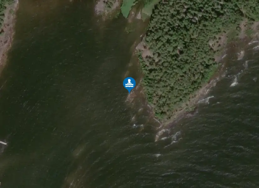 Vänern, Sandvikarna inre från satellit