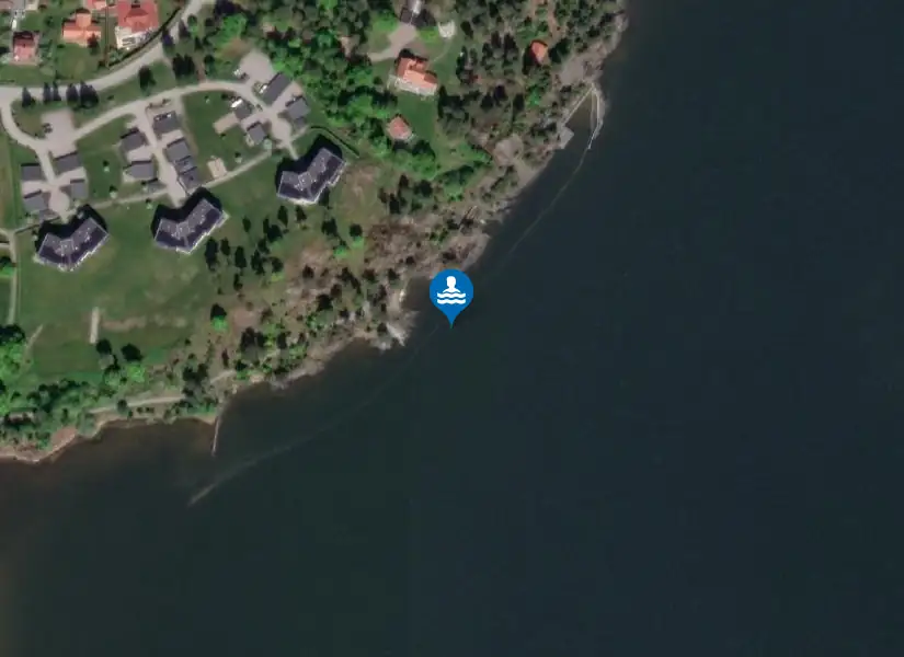 Vänern, Villa Giacomina från satellit