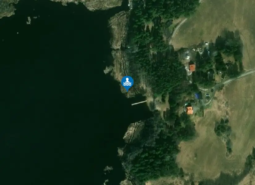 Vängsjön från satellit