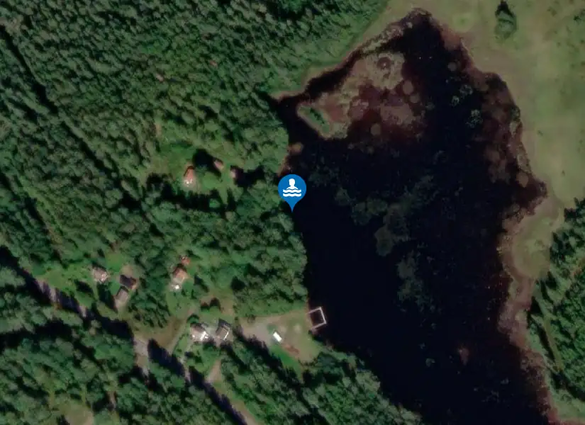 Åbydammen från satellit