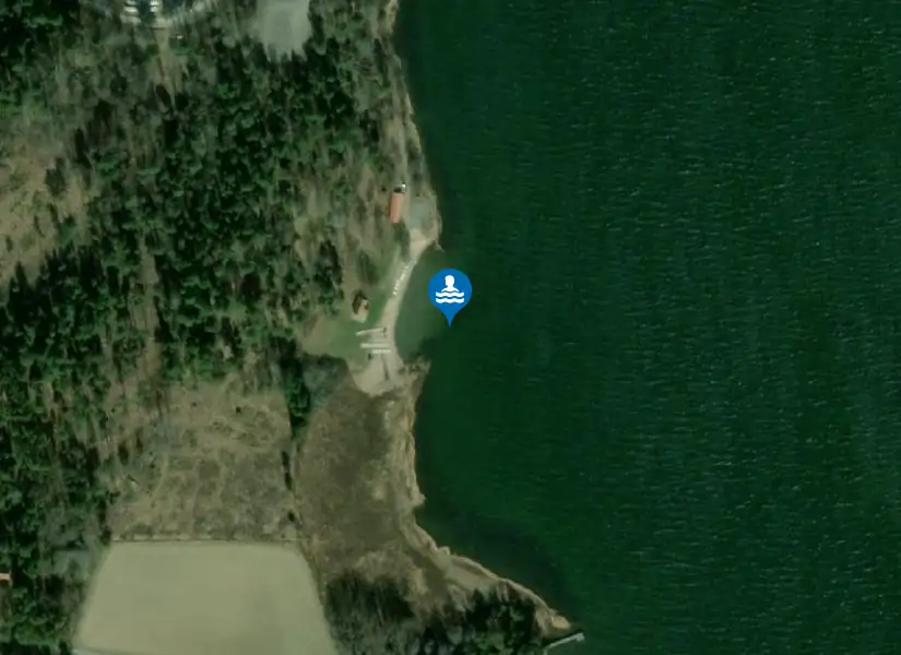 Åbynäsbadet från satellit