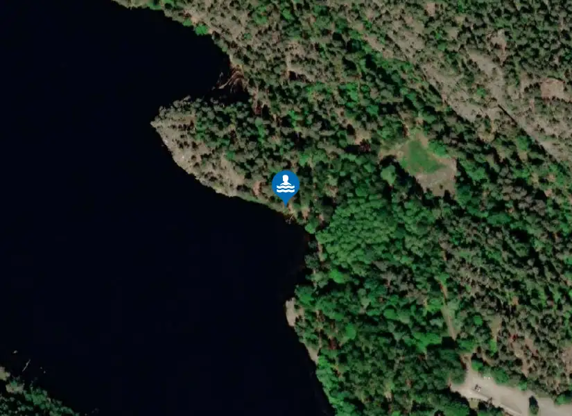 Ågelsjön från satellit