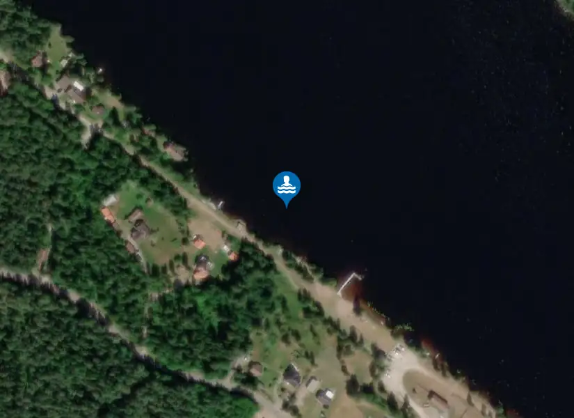Årbosjön, Sågmyra från satellit