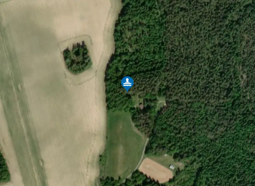 Åssjön från satellit