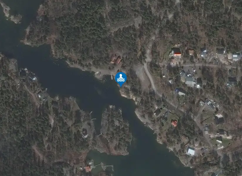 Åsvallesund från satellit