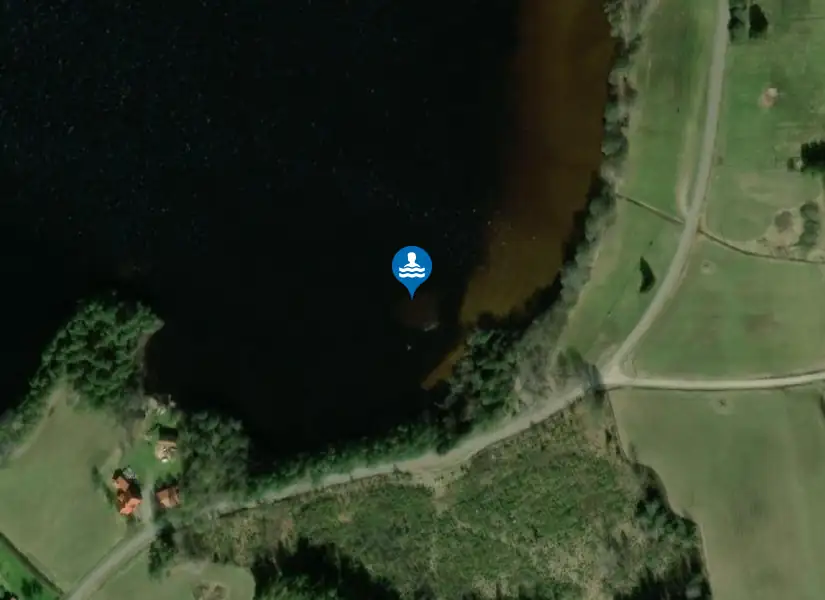 Älgsjön från satellit