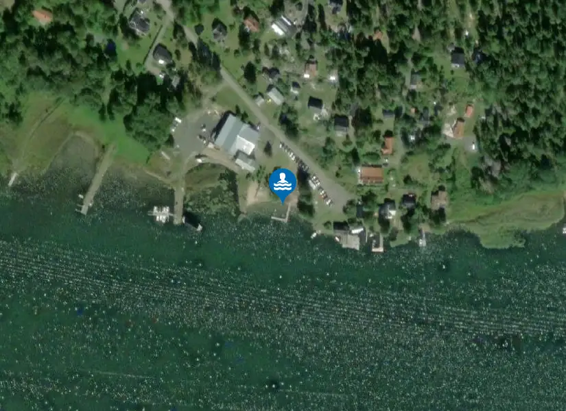 Älvsnäs friluftsbad från satellit