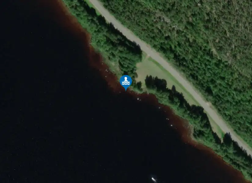 Öjesjön, Kärrhuset från satellit